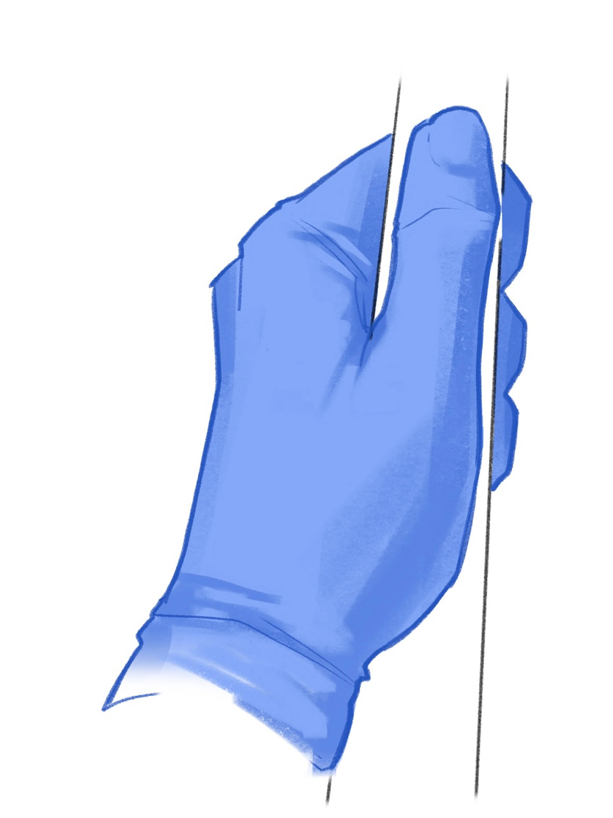 Handshake grip of transducer